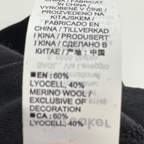 Icebreaker ZoneKnit 125 Thermal Leggings Women Large Black Wool Base Layer NEW - Picture 8 of 8